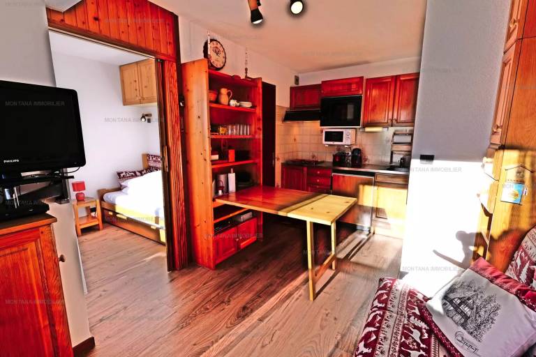 Chalet De Lessy B - Pleasant studio mountain area for 4 people — photo 2