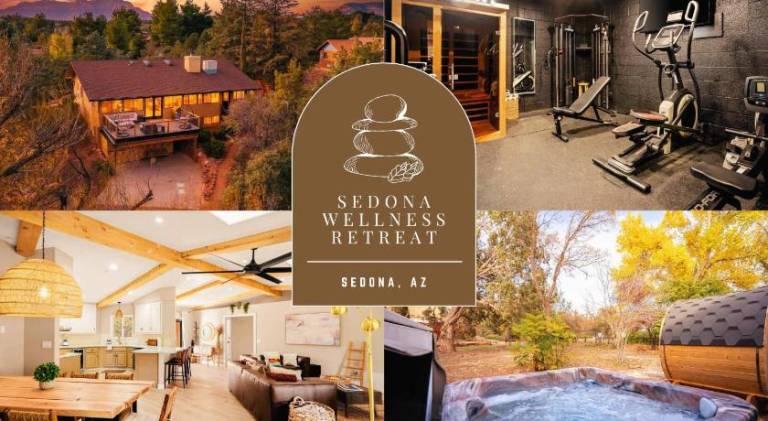 Huge Sedona Compound Gym Two Spas Casitas Pond in Sedona, AZ