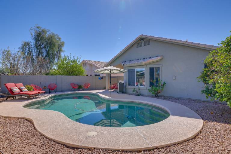 Golf Course View Pool Serene Glendale Home