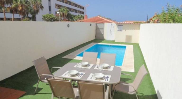 Villa with patio, garden & private pool in Adeje