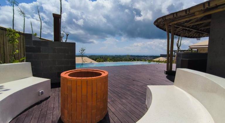 Tent with terrace, yard & pool — photo 3