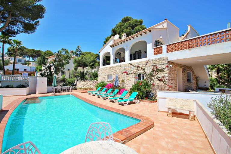 Dos Chicas - sea view villa with private pool in Moraira in Mora