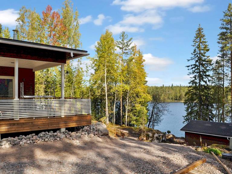 Ferienhaus mit Hund in Ruuhilahti für max. 10 Gäste