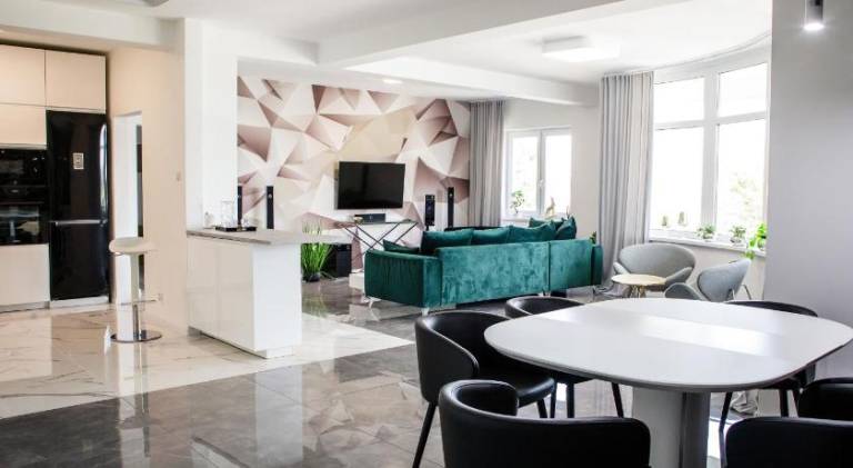 Holiday apartment with garden & patio in Ostróda