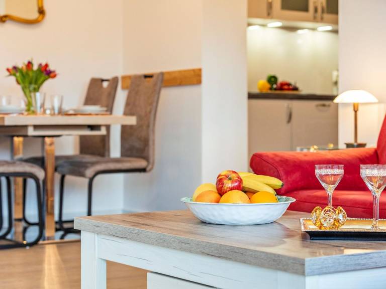 FeWo Seeigel: 66 m² FeWo mit 2 Schlafzimmern, Balkon & Meerblick – Haus Granitz — photo 3