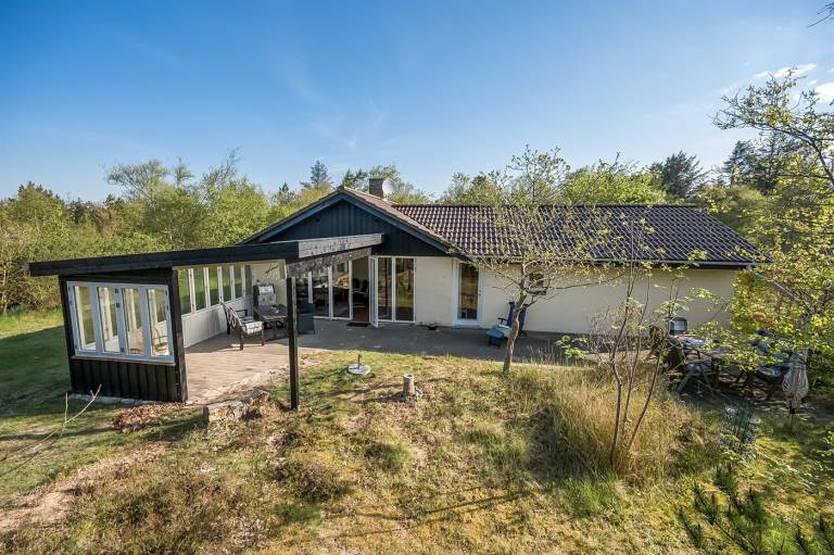 Ferienhaus mit Hund inLodbjerg Hede, Houvig Strand  f&uuml;r max. 6 Personen