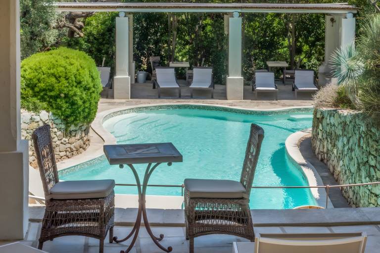Nice apartment with terrace, garden & pool | Garden view | Dogs allowed in Alliste