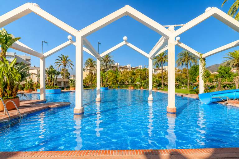 Ferienwohnung mit Hund in Benalmádena, Costa del Sol Occidental fuer max. 4 Personen
