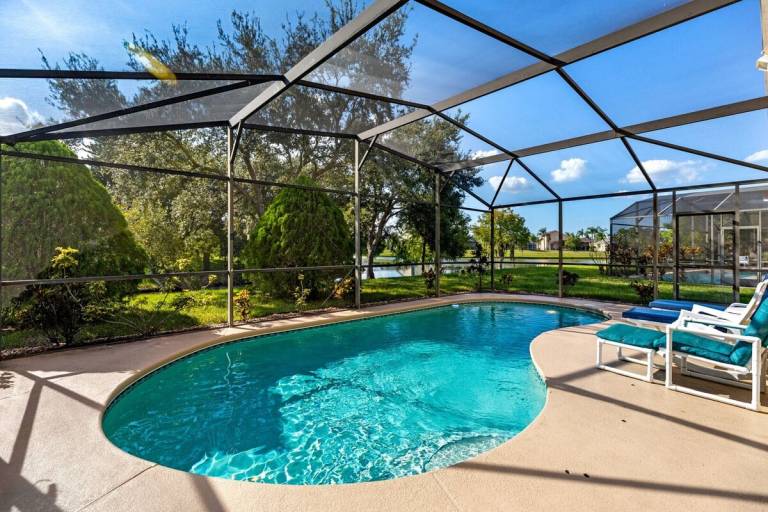 Vacation home with private pool | Lake view in Kissimmee, FL