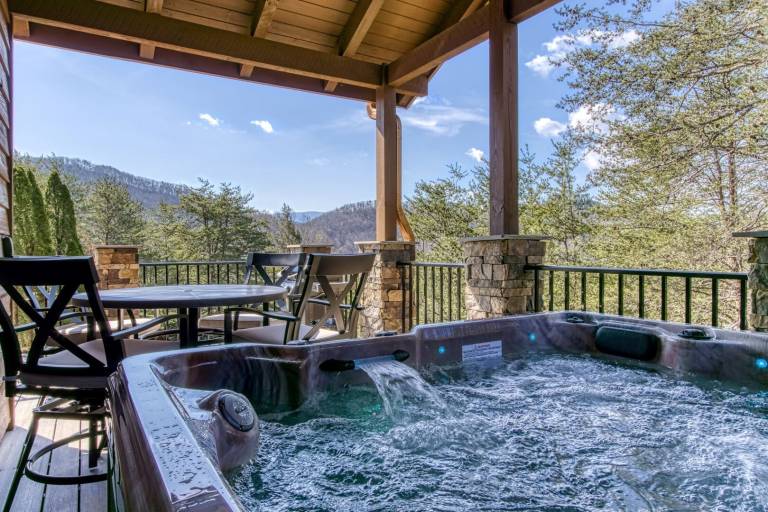 Child-friendly cabin with patio & private pool | Pets allowed in Pigeon Forge, TN