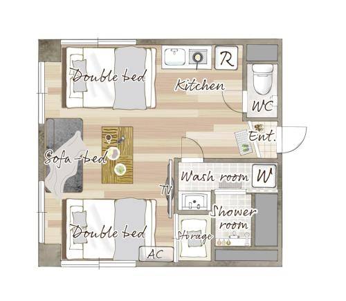 29 m² Ferienwohnung