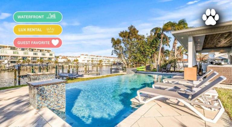House with pool in Clearwater Beach, FL