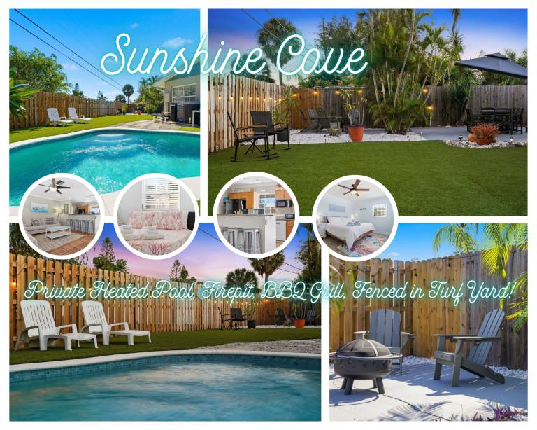Vacation home with barbecue & private pool in Bradenton, FL