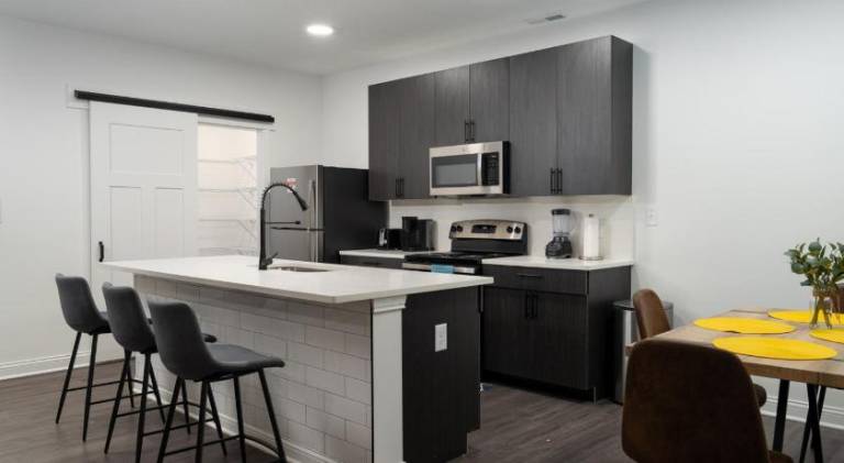 Golden Sun Spacious 1BR Pond View King Bed WFH Gym — photo 5