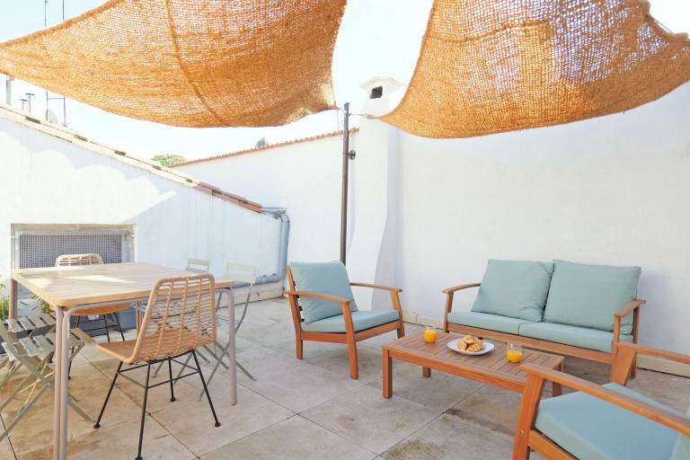 Rooftop apartment in Montpellier