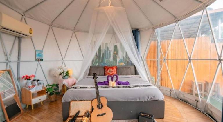 Nice tent with hot tub | Pets allowed — photo 2
