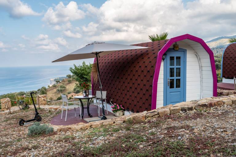 Bungalow 'Limone' with Sea View, Wi-Fi and Air Conditioning in Messina