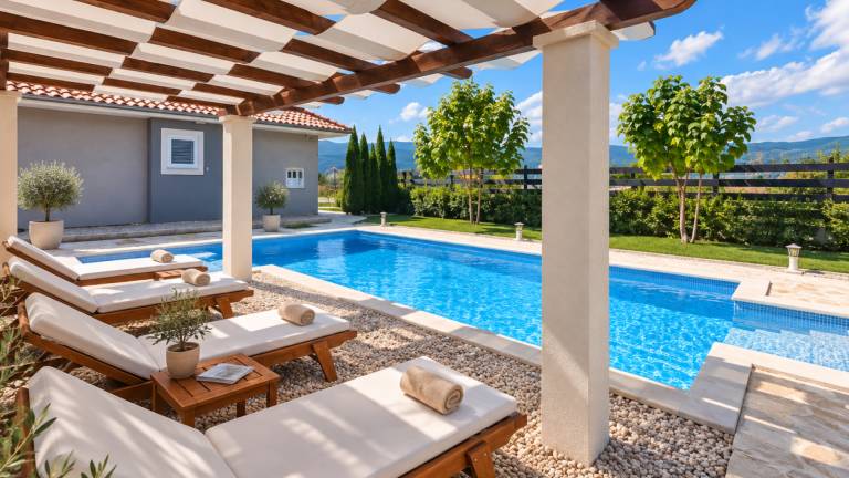 Ferienhaus in Knezovići, Gespanschaft Split-Dalmatien f&uuml;r max. 8 Personen, 