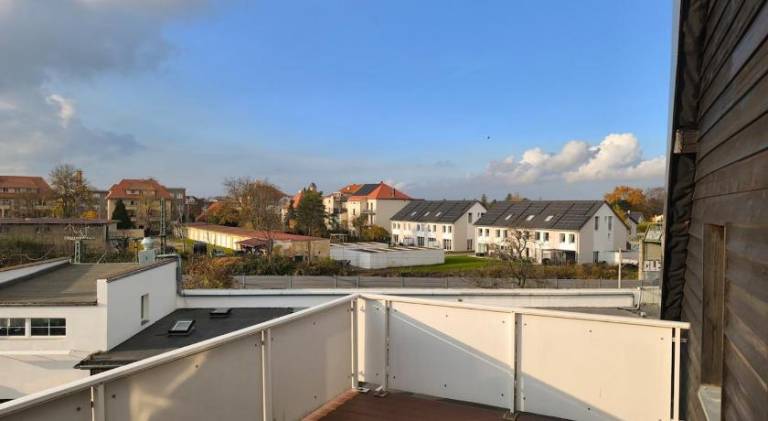 Holiday apartment with patio in Leipzig