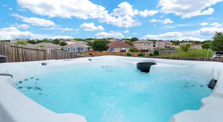 Hot Tub Escape Yard BBQ Multi Games Swing Set in San Antonio, TX