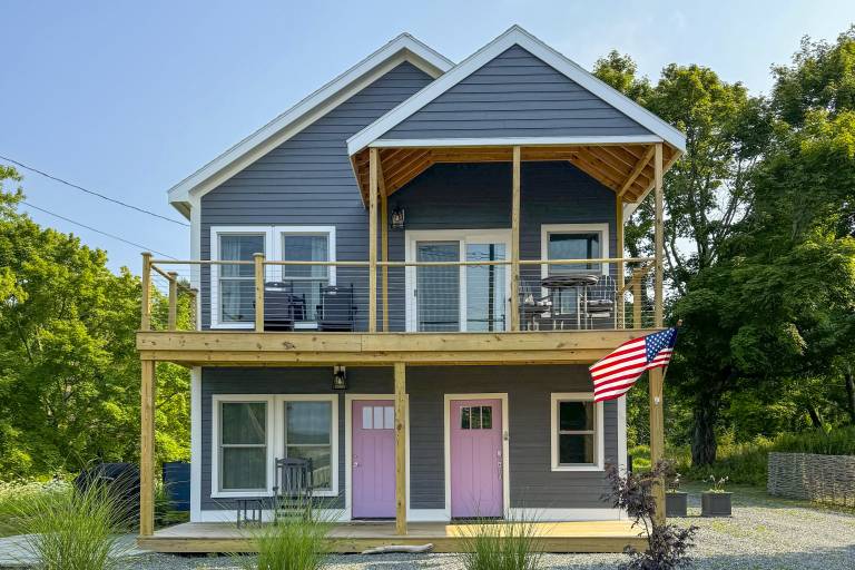 Deck w/ Water Views: Quiet East Boothbay Retreat! — photo 2