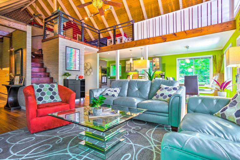 Mtn-View Gem in Lake Lure w/ Game Room & Fire Pit — photo 5