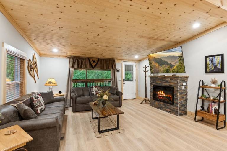 Cabin with BBQ & jacuzzi | Mountain view — photo 5