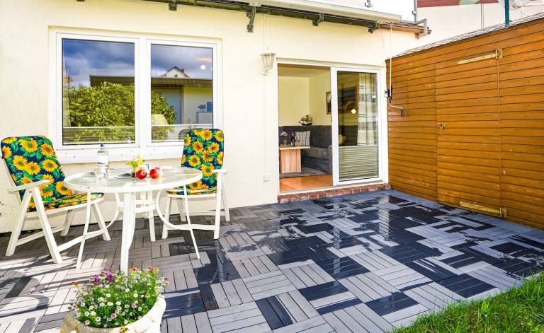 Komfortable Unterkunft mit Terrasse in Grömitz nur 50 m vom Sandstrand in Groemitz