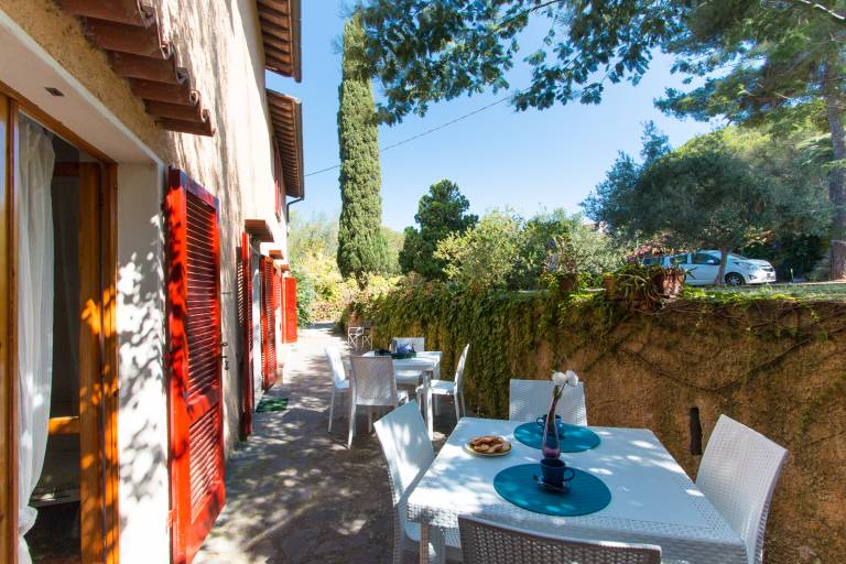 Wohnung mit Grill und Garten | Meerblick