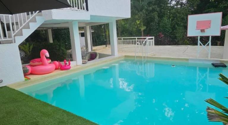 Family Studio - Pool, Kitchen & Netflix - Mountain & Pool Views - Nature Stay Near Underground River in Puerto Princesa