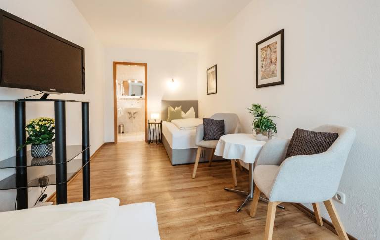 DZ Inn Paterre 20qm mit getrennten Betten