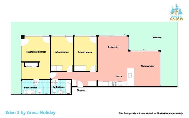 Holiday apartment with yard & patio | Garden view — photo 3