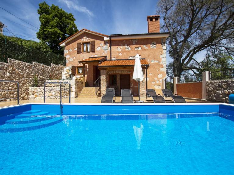 Ferienhaus in Brseč f&uuml;r max. 6 Personen