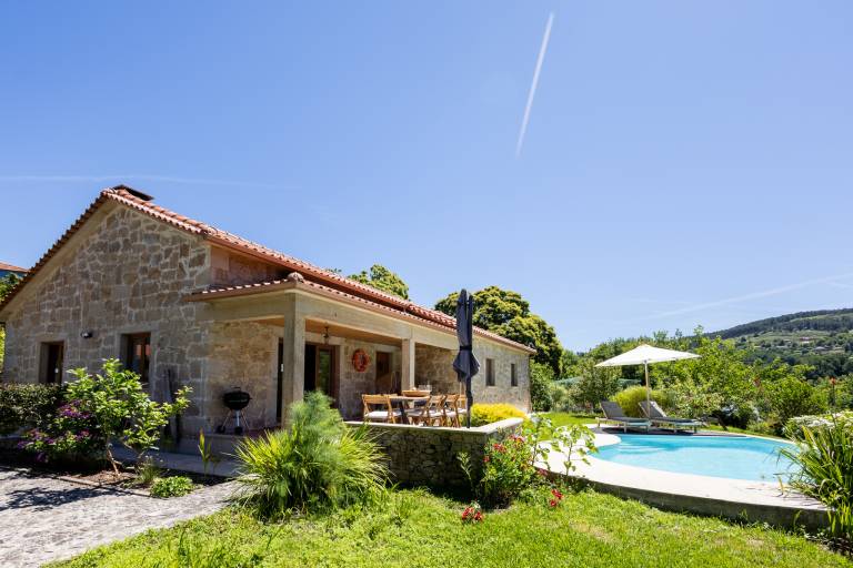 Ferienhaus in Covas&comma; Atlantikk&uuml;ste f&uuml;r max. 8 Personen am Atlantik