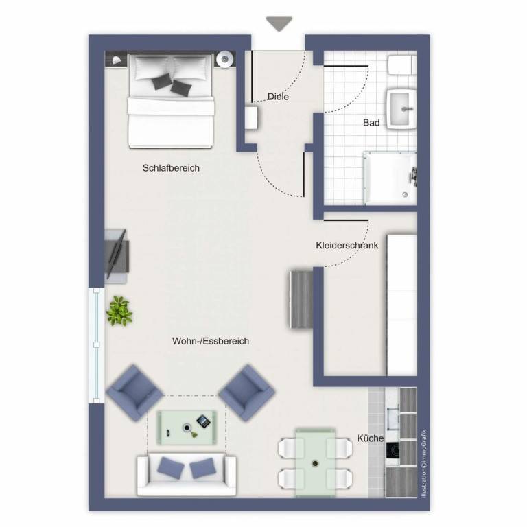 Appartementanlage Strandjuwel WE 240: strandnahe und moderne 1-Zimmer-Fewo — photo 4