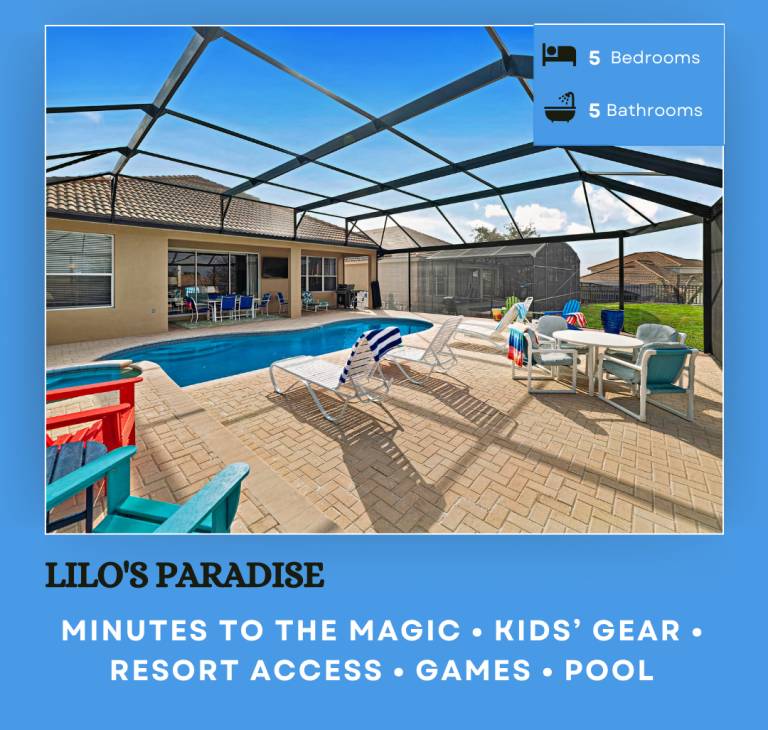 Disney Vacation Home w Pool Hot Tub Game Room