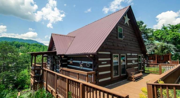 House with hot tub in Sevierville, TN