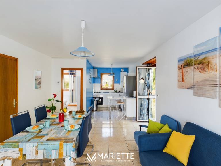 Rental apartment with patio | Suitable for remote work in Quimper