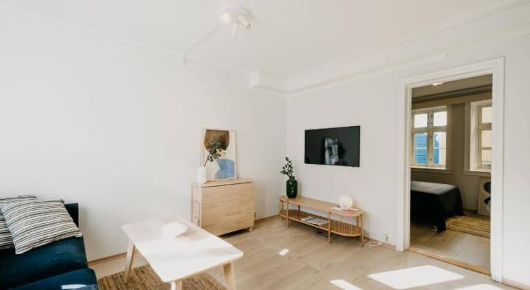 Serviced apartment with patio | Close to Bryggen | Dogs allowed in Bergen