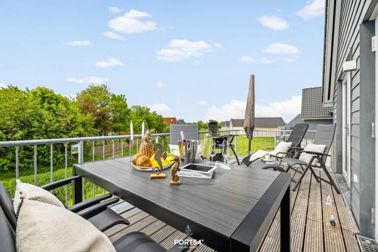 Dock 40 im Nordseeresort- Kamin, Sauna, Balkon mit Ausblick ins Grüne — photo 4