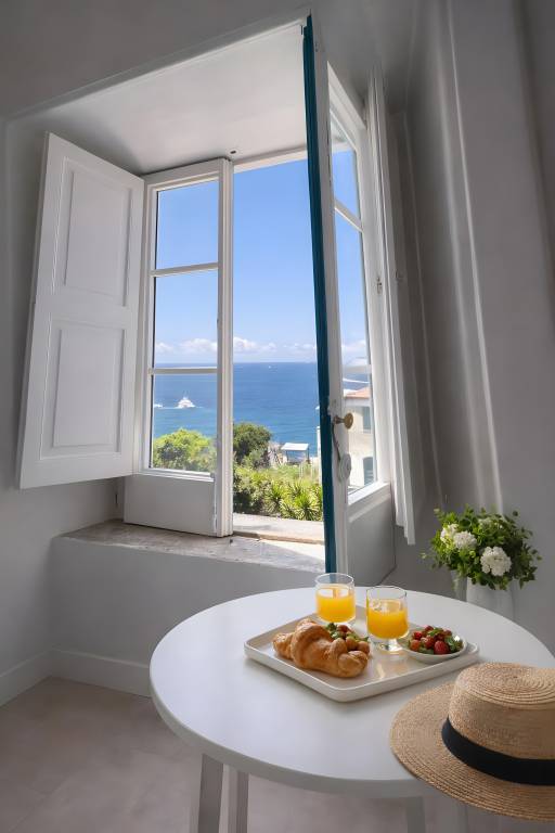 Apartment 'Blue Room' with Sea View, Wi-Fi and Air Conditioning in Vico Equense