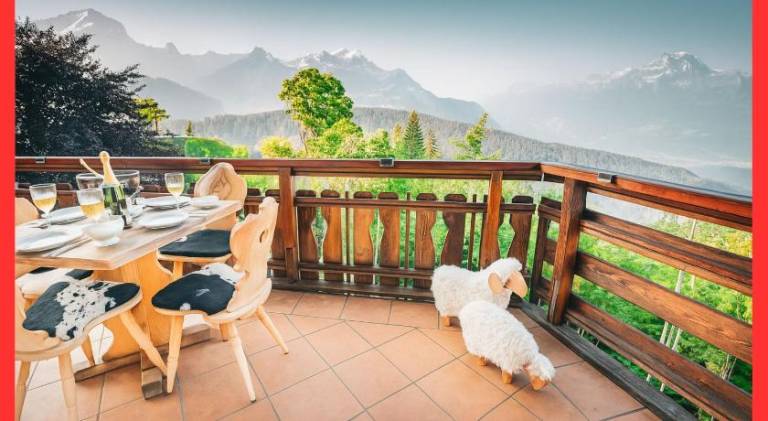 Clouds Apartment Alpin Luxury View and Pool in Ollon