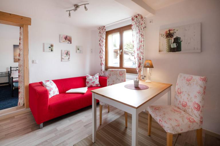 Appartement Fewo Dusche und Bad WC 1 Schlafraum