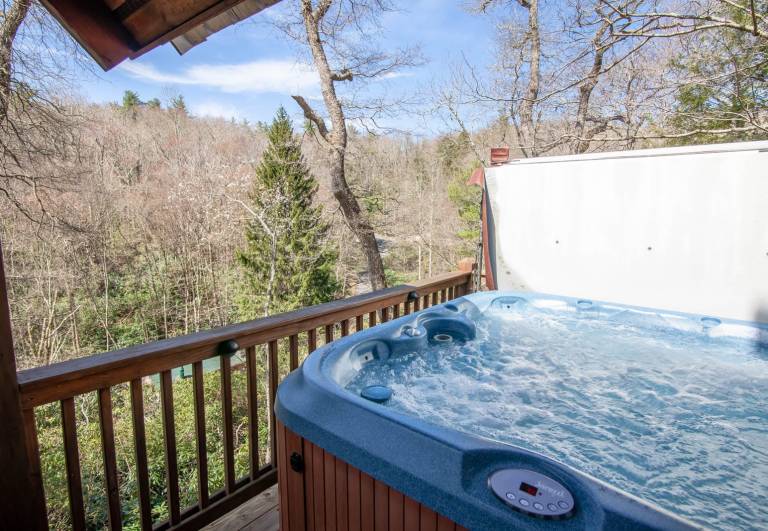 The Heartwood game room fire pit privacy