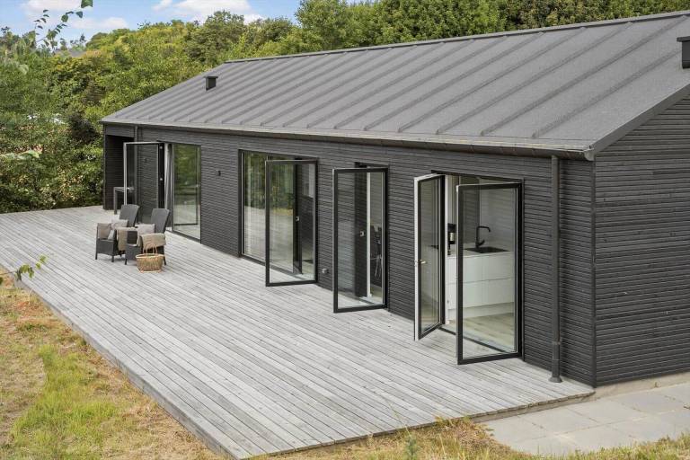 Ferienhaus mit Hund in Egsmark Strand f&uuml;r max. 8 Personen