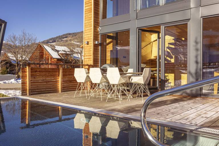 Chalet with private pool, sauna & yard — photo 5