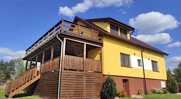 Vacation home with 4 rooms for 14 persons in Ostróda