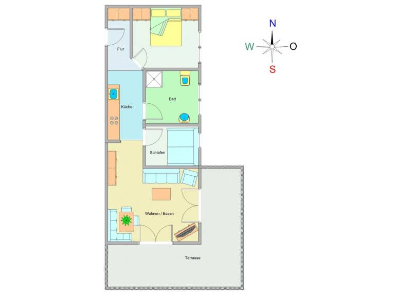 Haus Meeresblick WE E.11: strandnahe und moderne 3-Zimmer-Fewo mit großer Terrasse — photo 4