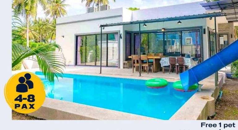 Chic Chill Party Hua-Hin Private Poolvilla from beach 3km in Hua Hin