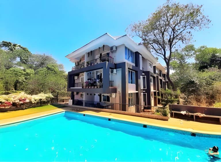 Holiday apartment with pool in Vagator